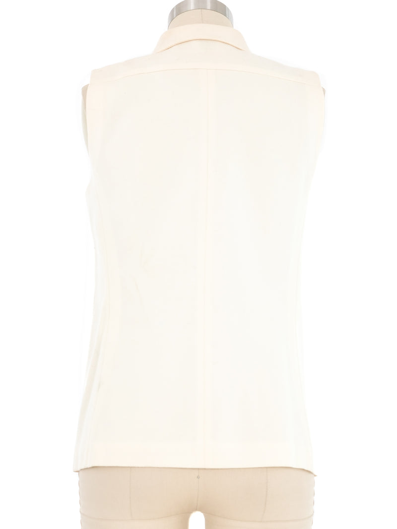 Chanel Cream Vest Top arcadeshops.com