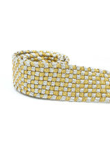 Woven Metallic Belt Accessory arcadeshops.com