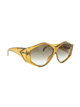 1980s Christian Dior Translucent Amber Sunglasses Accessory arcadeshops.com