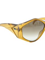 1980s Christian Dior Translucent Amber Sunglasses Accessory arcadeshops.com