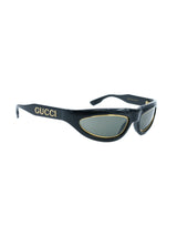 2021 Gucci Aria 1062 Narrow Wraparound Sunglasses Accessory arcadeshops.com