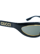 2021 Gucci Aria 1062 Narrow Wraparound Sunglasses Accessory arcadeshops.com