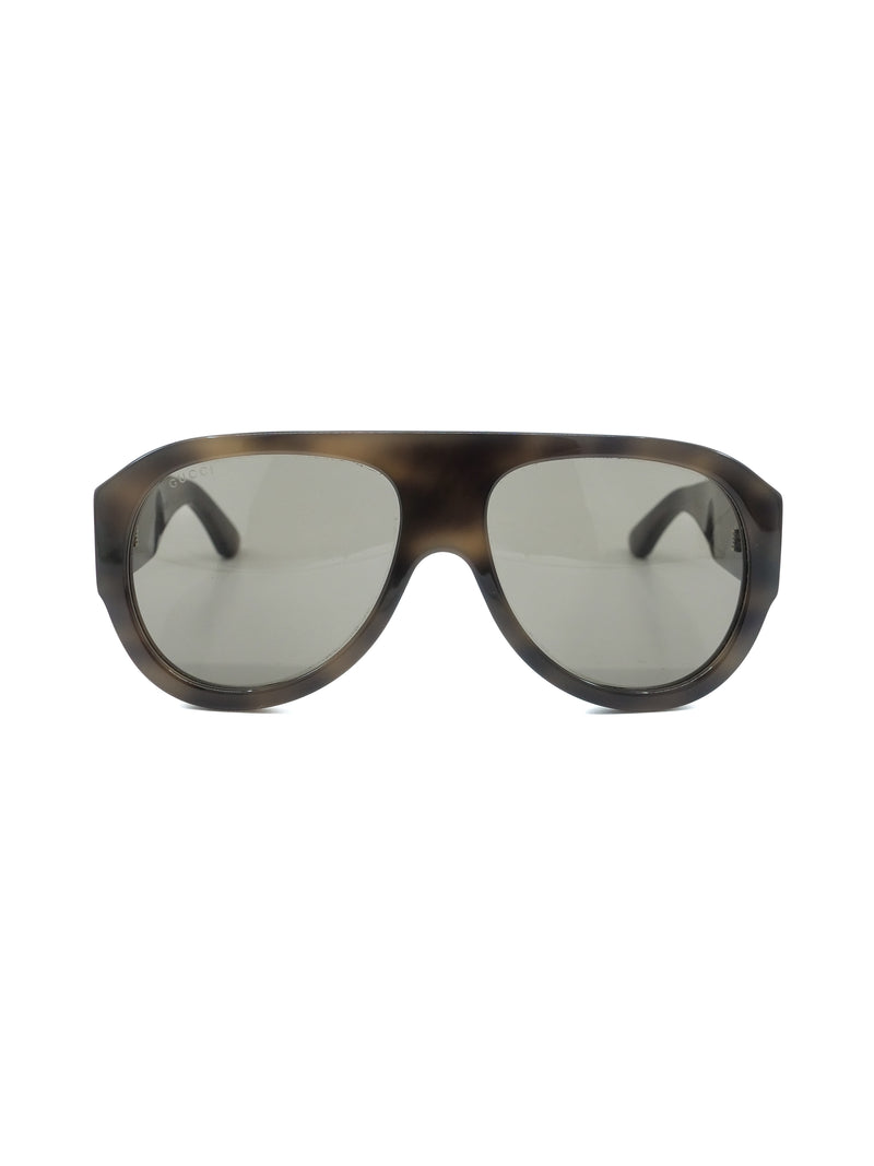 Gucci Brown Aviator Sunglasses Accessory arcadeshops.com