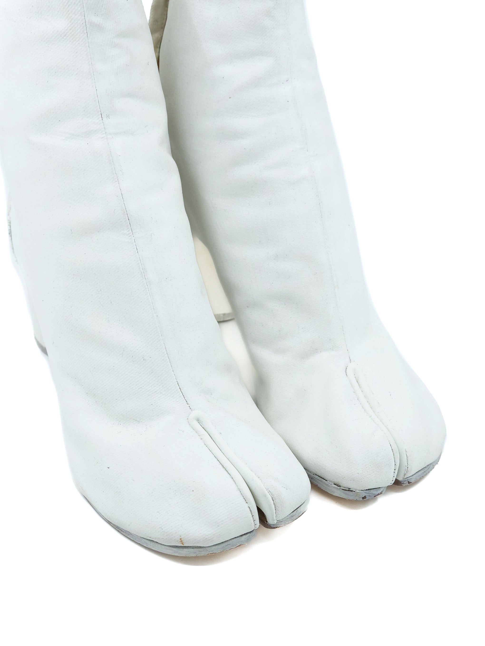 Maison Martin Margiela Painted Canvas Tabi Boots, 39