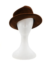 Matsuda Brown Felt Bowler Hat Accessory arcadeshops.com