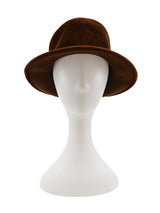 Matsuda Brown Felt Bowler Hat Accessory arcadeshops.com