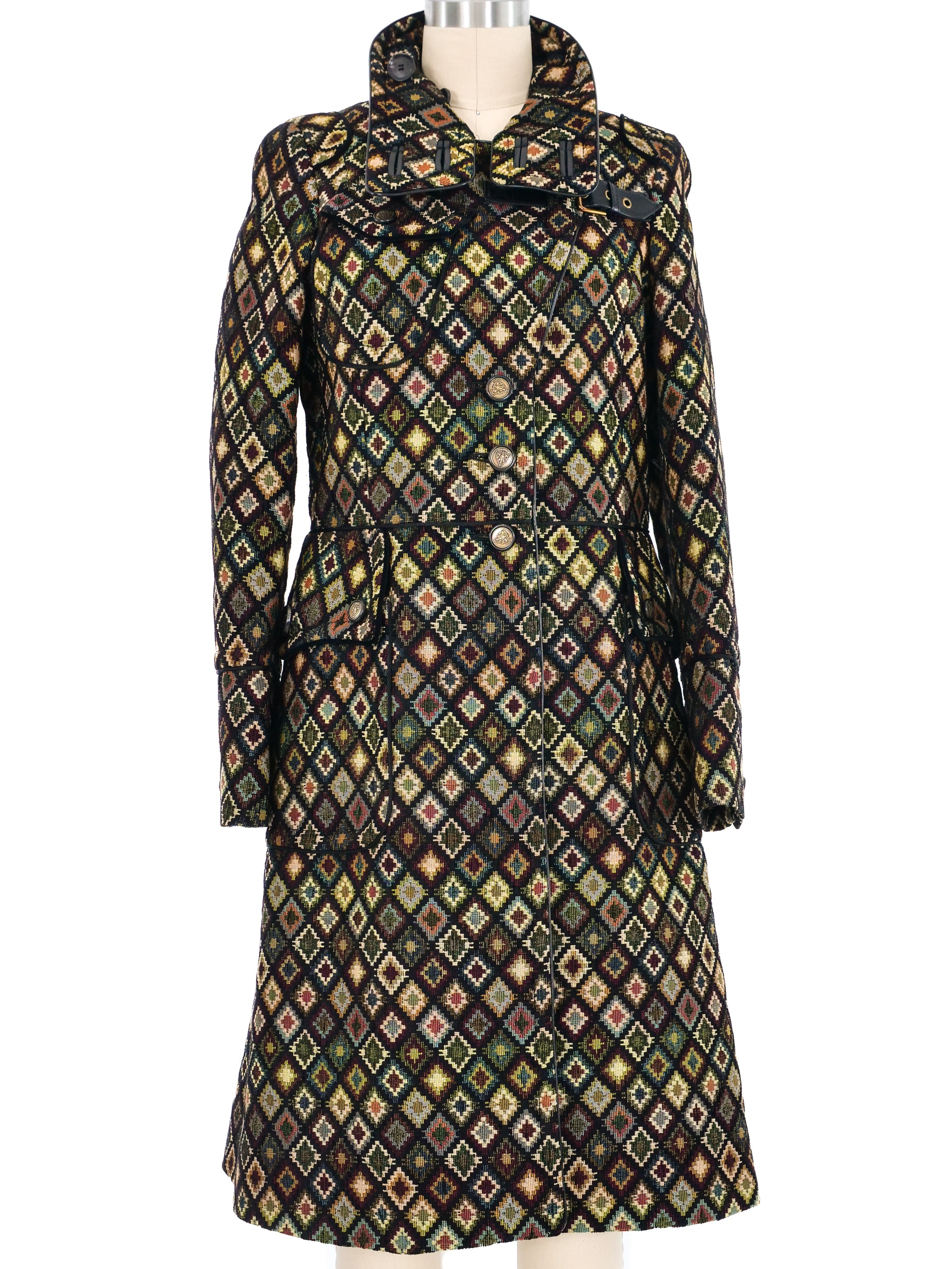2008 Gucci Tapestry Coat