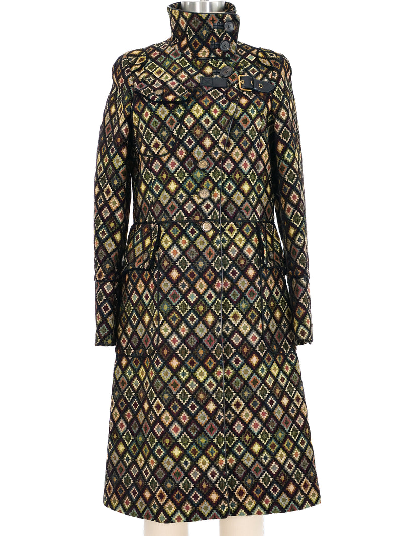 2008 Gucci Tapestry Coat Outerwear arcadeshops.com