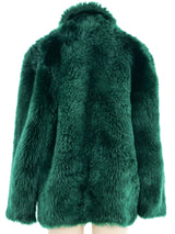 Emerald Chubby Faux Fur Jacket Outerwear arcadeshops.com