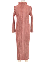 2010 Issey Miyake Pleats Please Dusty Rose Pleated Dress Dress arcadeshops.com