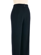 1998 Chanel High Rise Wool Trousers Bottom arcadeshops.com