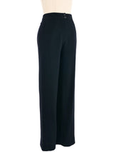 1998 Chanel High Rise Wool Trousers Bottom arcadeshops.com