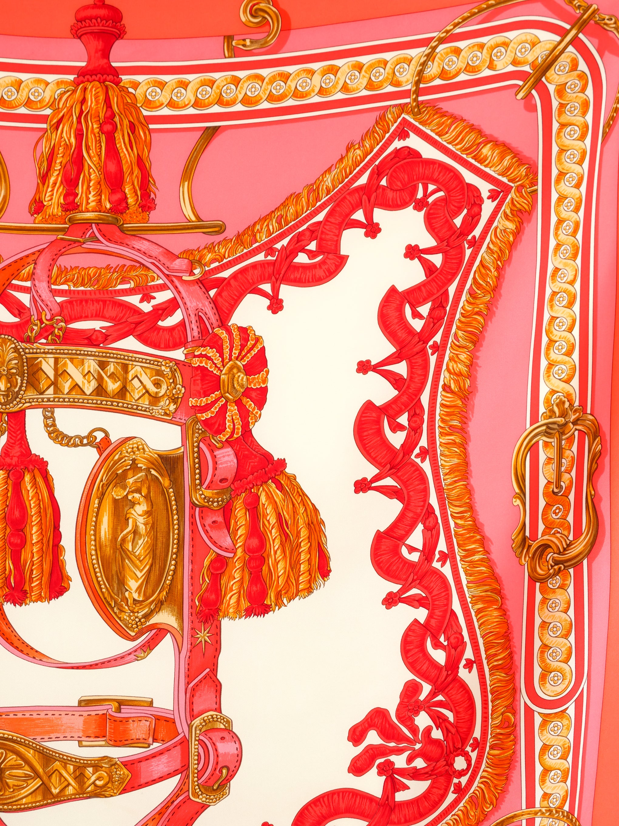 HERMES BRIDE DE COUR スカーフ Vintage HERMES Bride de Cour Silk Scarf - 1960's | eBay