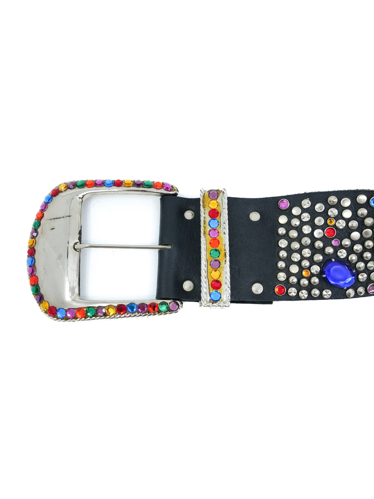 Vintage Michael Morrison Studded Belt Michael Morrison Studded Embossed Leather Belt main image 3