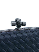 Bottega Veneta Silk Intrecciato Knot Clutch Accessory arcadeshops.com