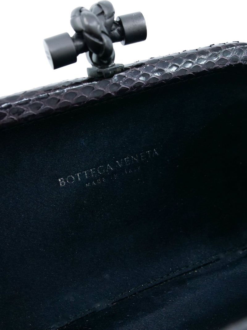 Bottega Veneta Silk Intrecciato Knot Clutch Accessory arcadeshops.com