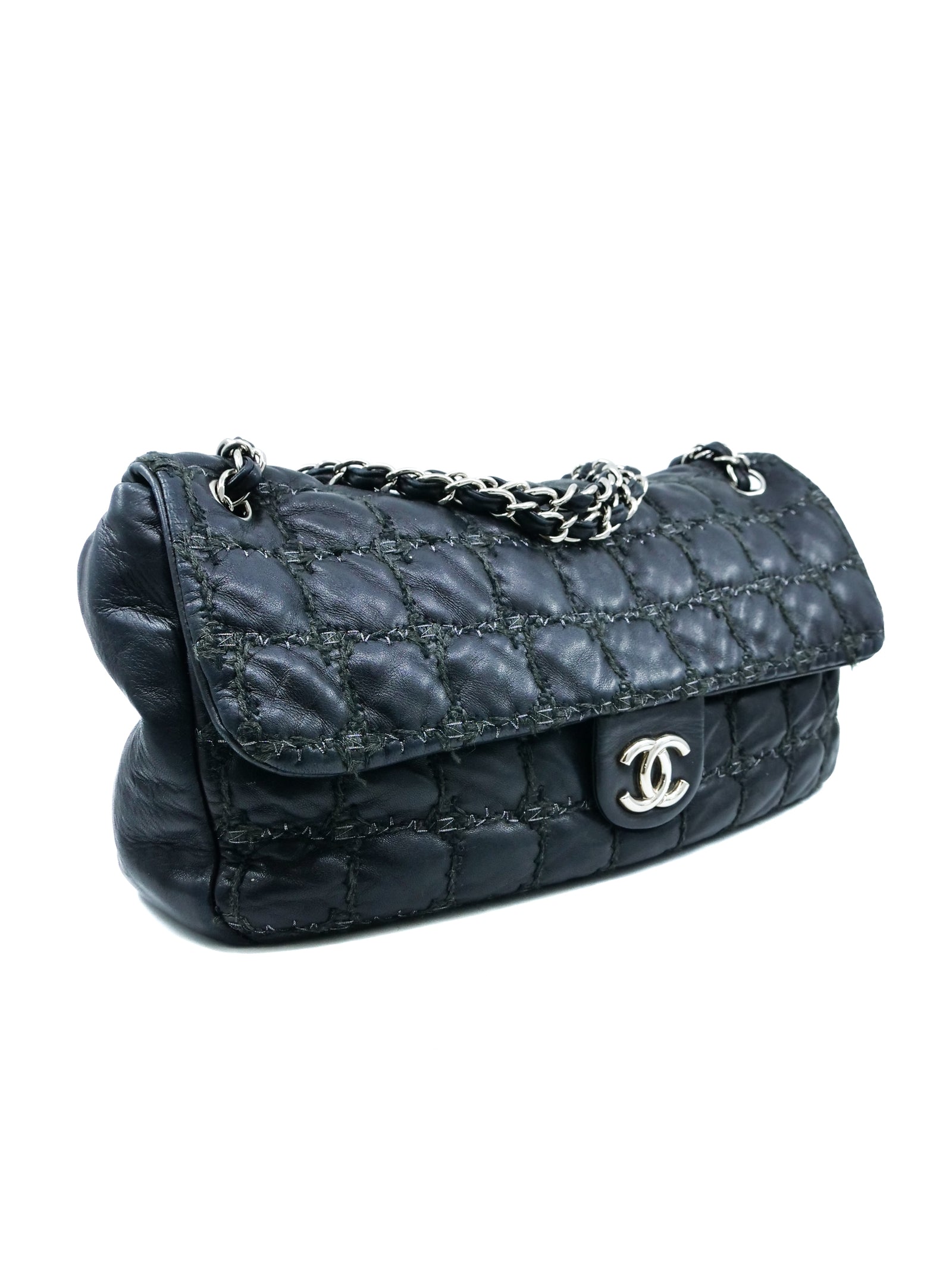 2011 Chanel Paris-Byzance Tweed On Stitch Quilted Leather Bag