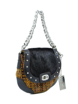 Versus Versace Tweed and Pony Hair Mini Bag Accessory arcadeshops.com