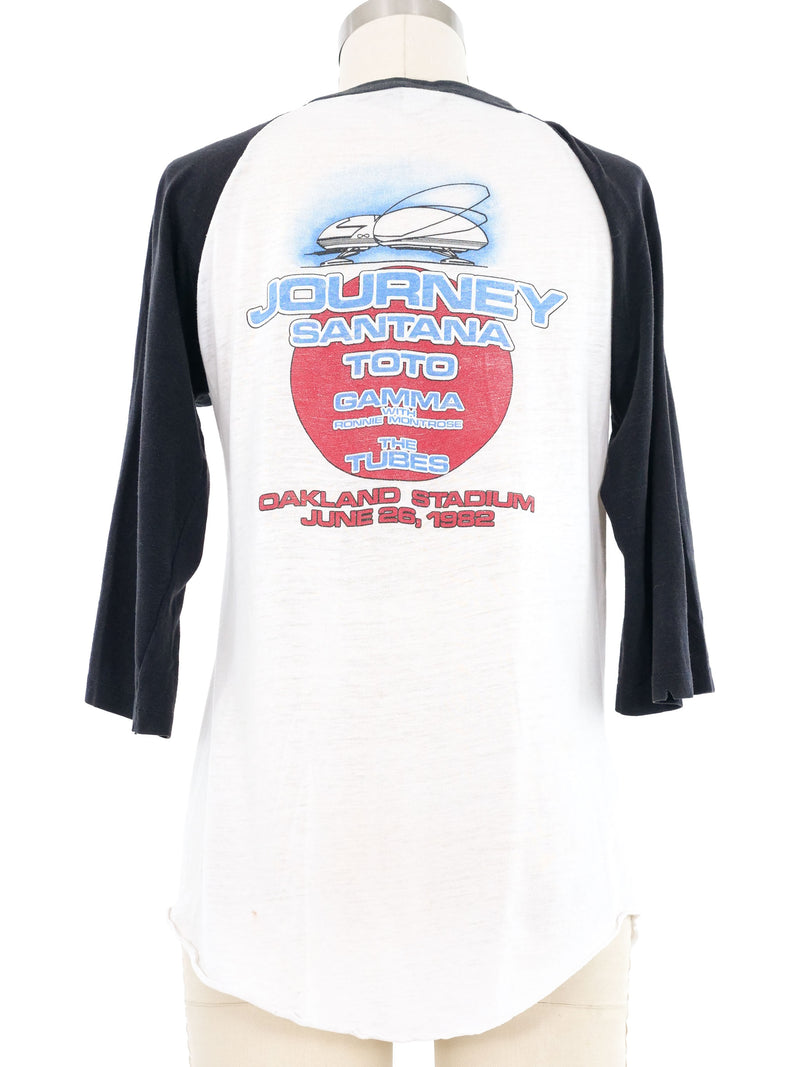 1982 Journey Day on the Green Concert Tee T-shirt arcadeshops.com
