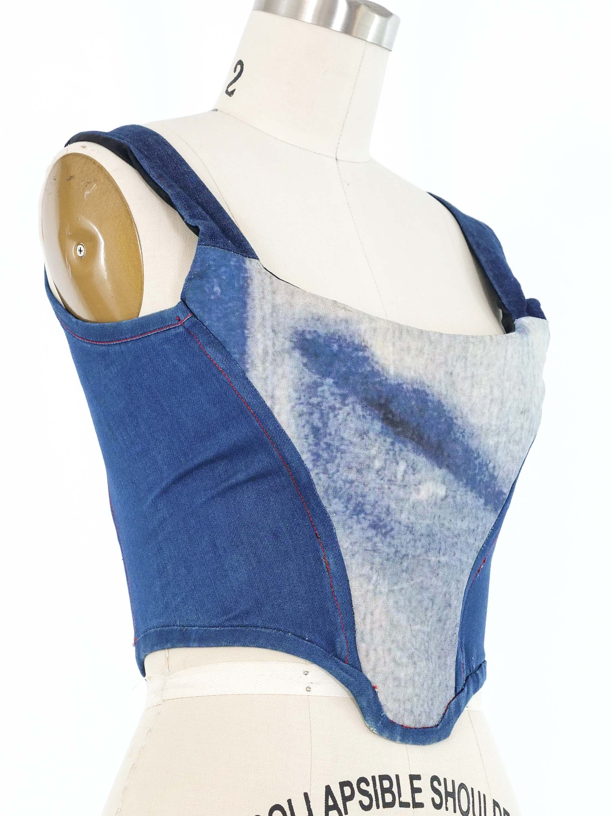 1992 Vivienne Westwood Marlene Dietrich Printed Corset
