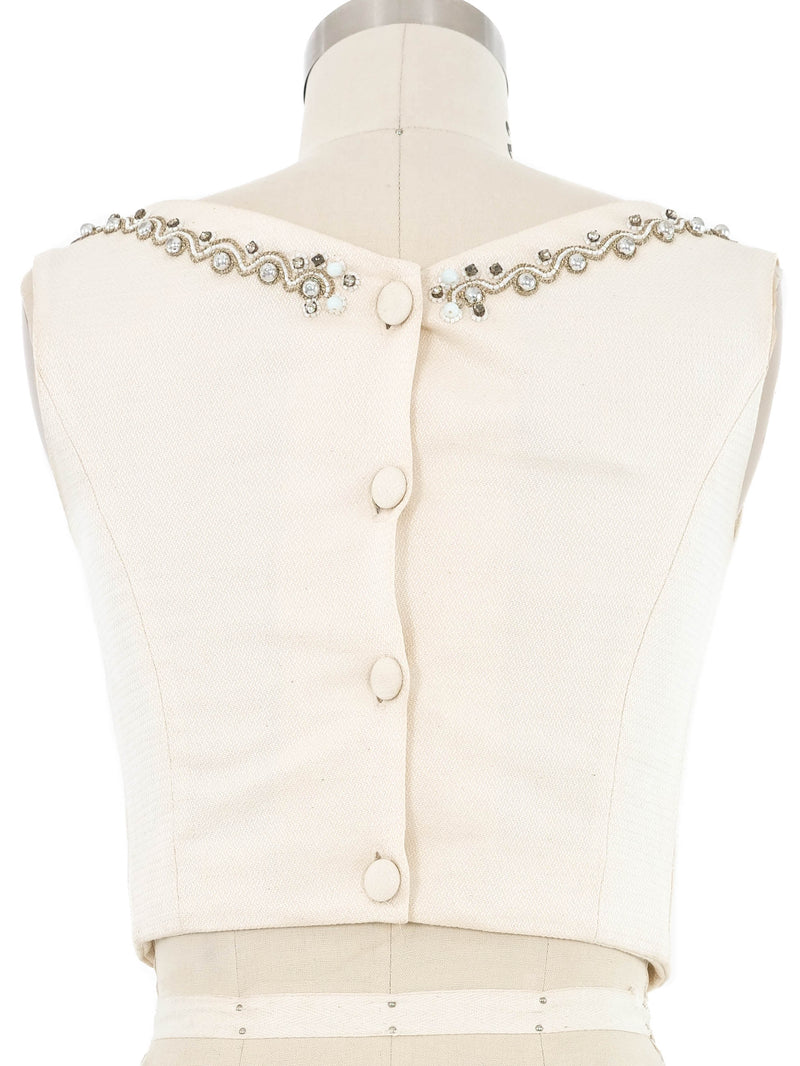 1990s Dries Van Noten Beaded Top