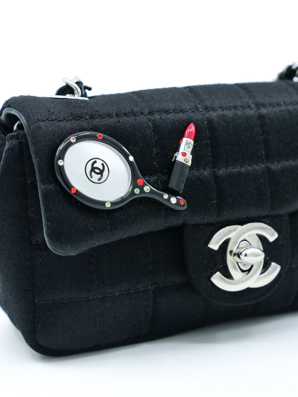 2004 Chanel Extra Mini Lipstick Charm Bag Accessory arcadeshops.com