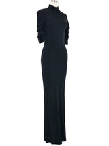 1990s Jean Paul Gaultier Mock Neck Evening Gown Dress arcadeshops.com