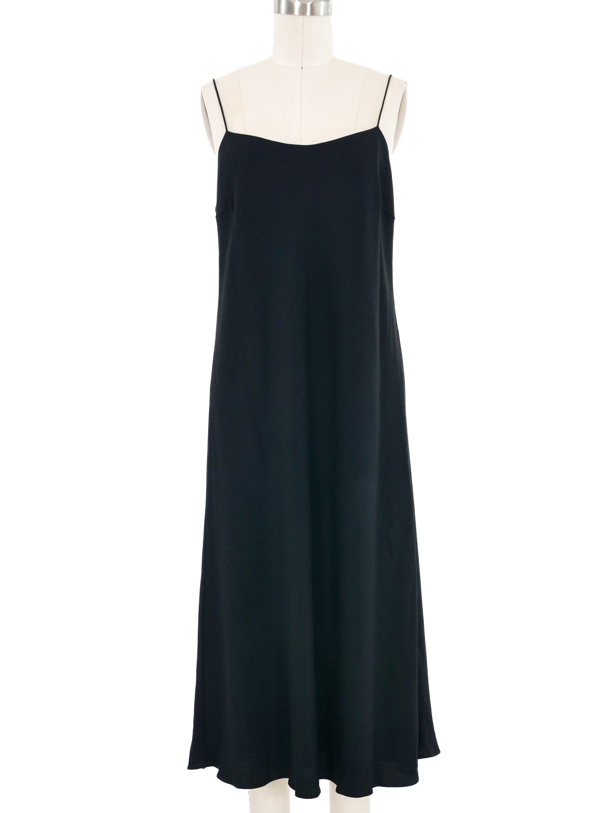 The Row Ebbins Crepe Slip Dress