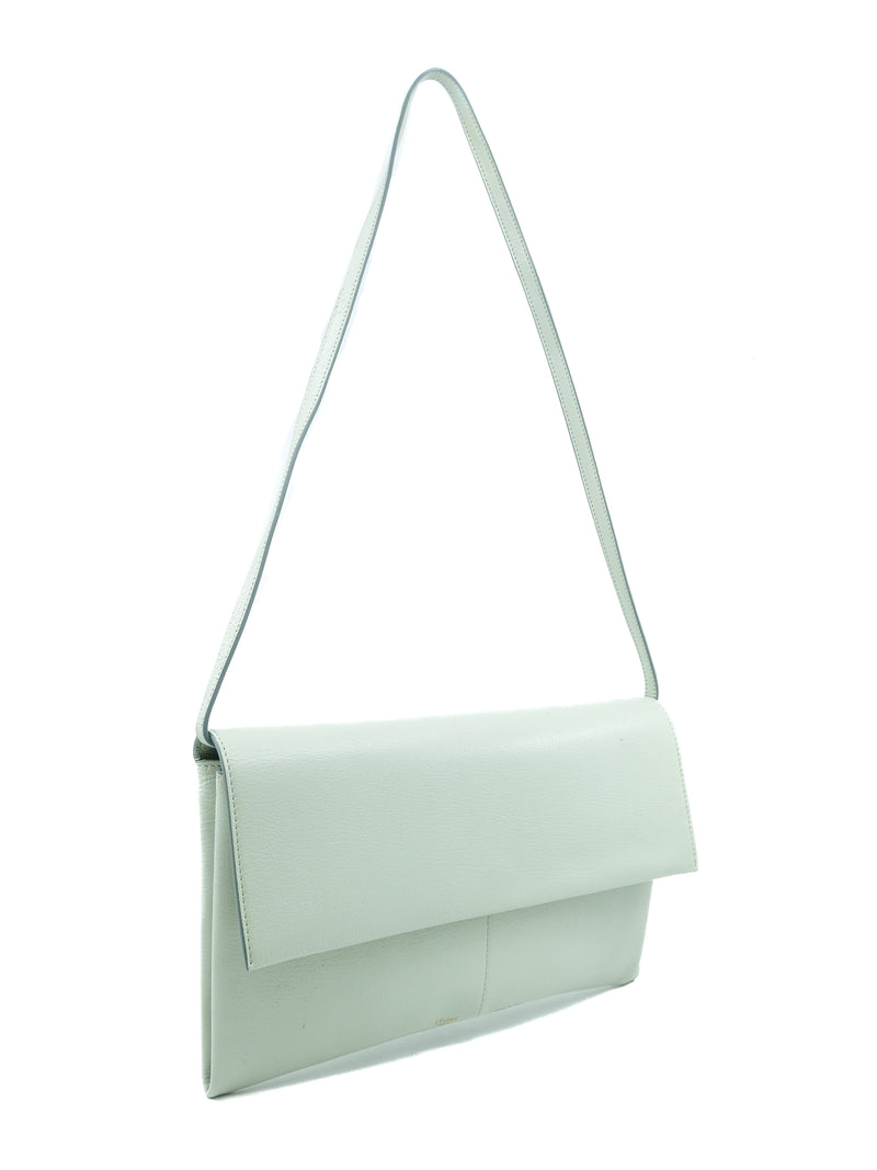 Celine Seafoam Folded Clutch Accessory arcadeshops.com