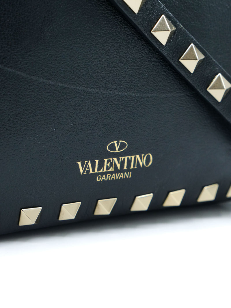 Valentino Rockstud Black Crossbody Bag Accessory arcadeshops.com