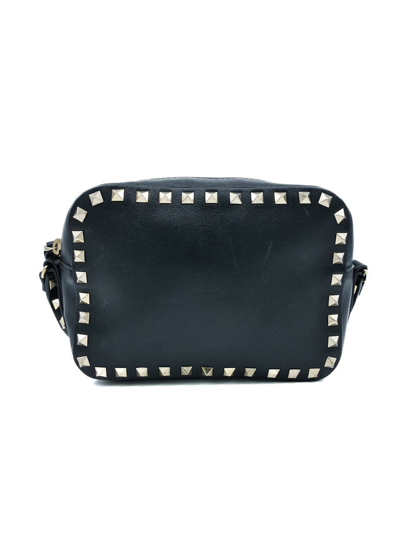 Valentino Rockstud Black Crossbody Bag Accessory arcadeshops.com