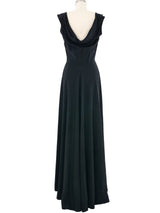 1940s Fan Embellished Gown Dress arcadeshops.com