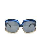 Obsidian Labyrinth Oversized Two Tone Sunglasses Accessory arcadeshops.com