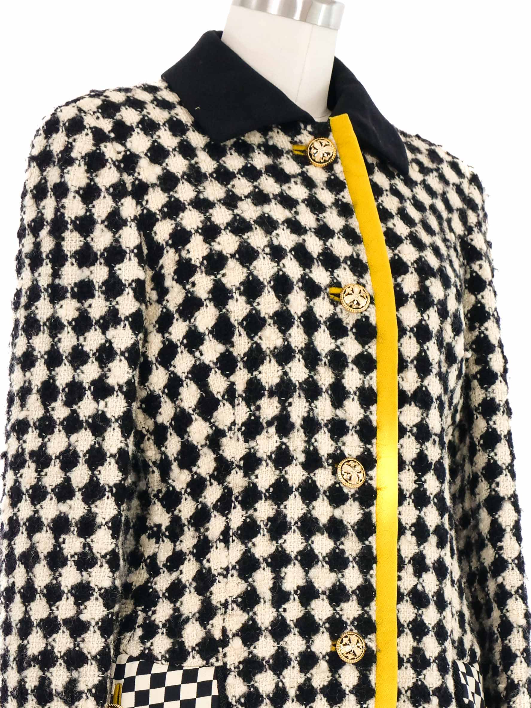 GIANNI VERSACE イエロークロップドジャケット GIANNI VERSACE イエロークロップドジャケット