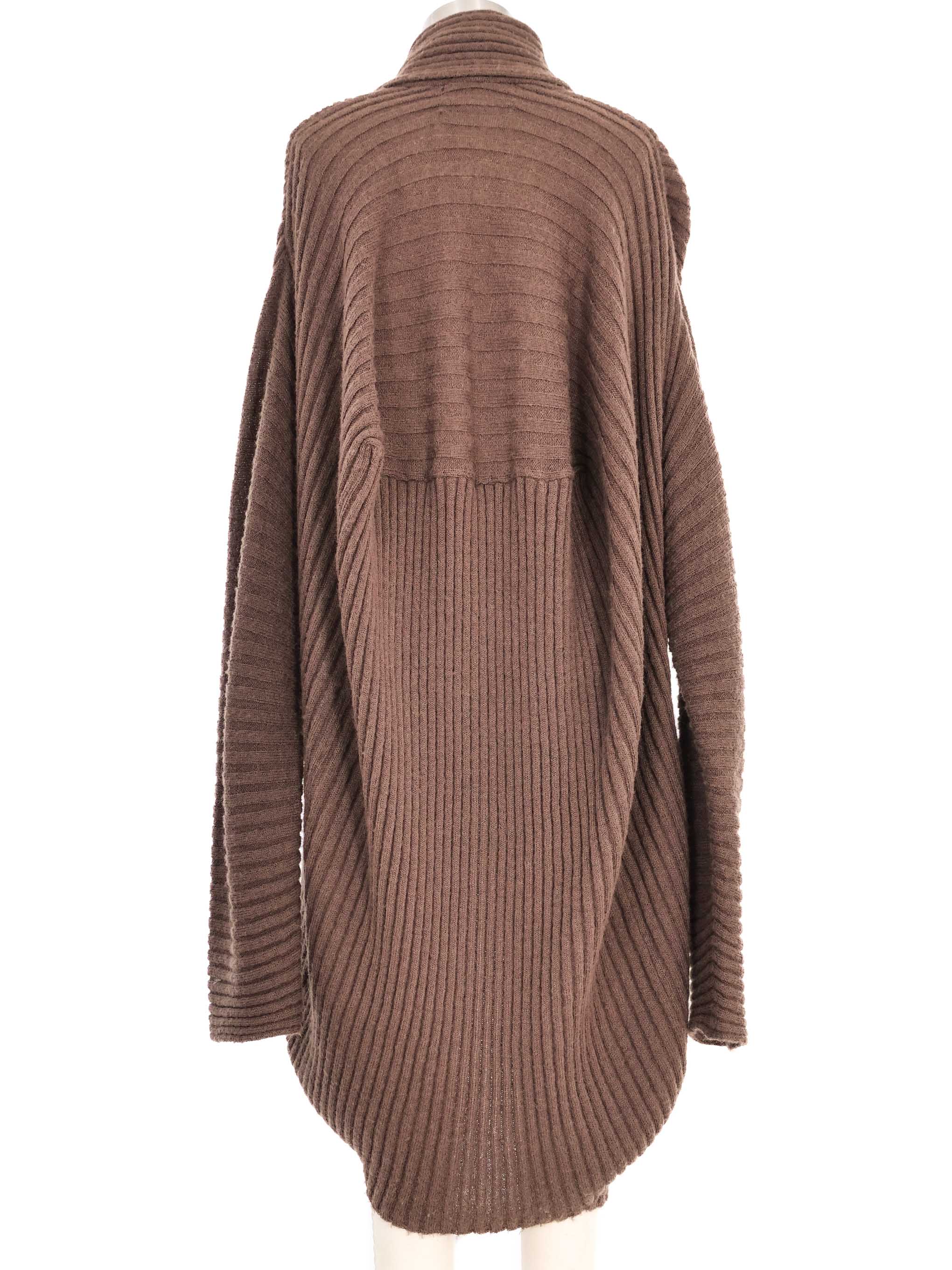 1980s Issey Miyake Brown Cocoon Cardigan