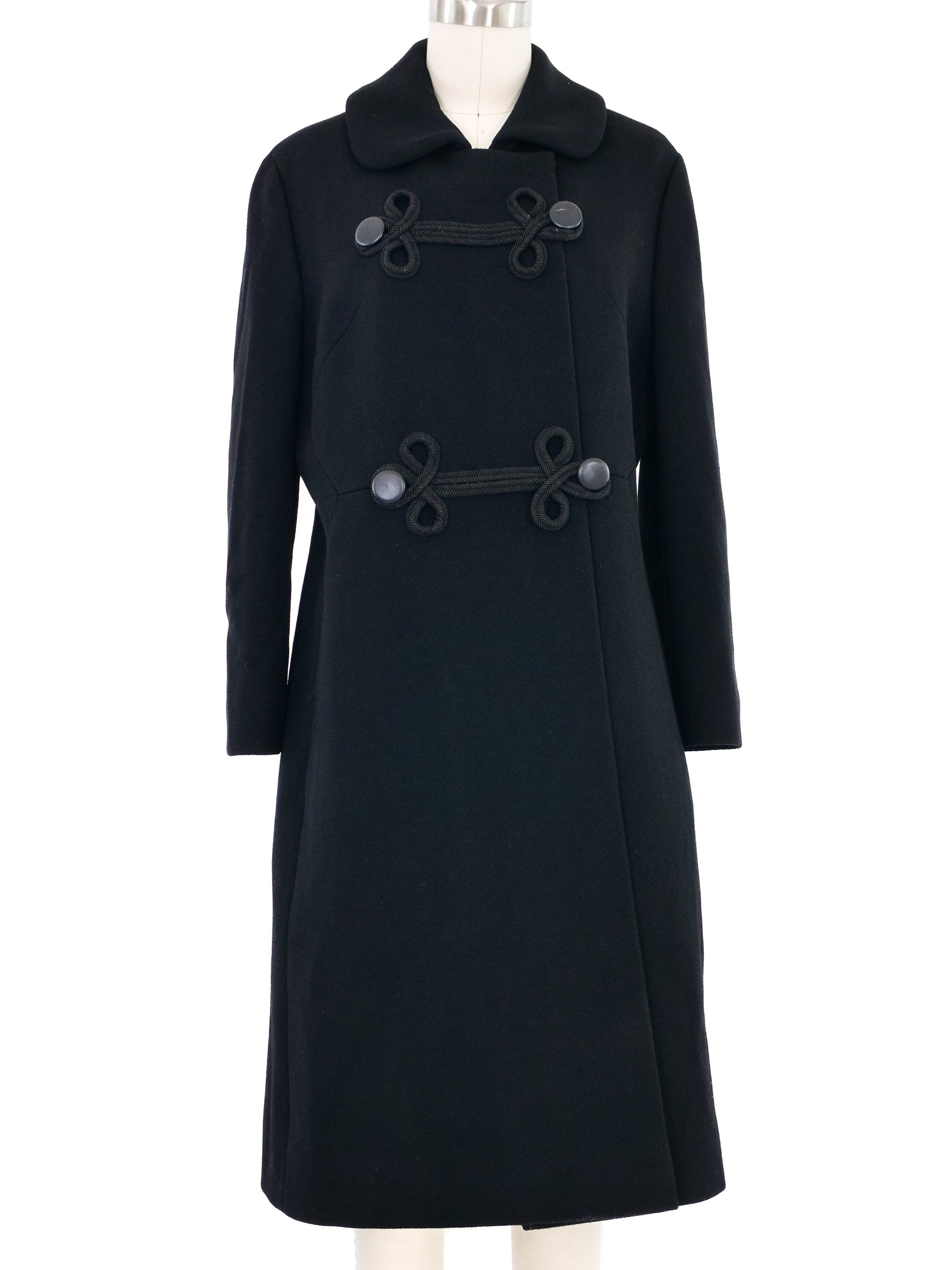 1960s Frog Closure Overcoat