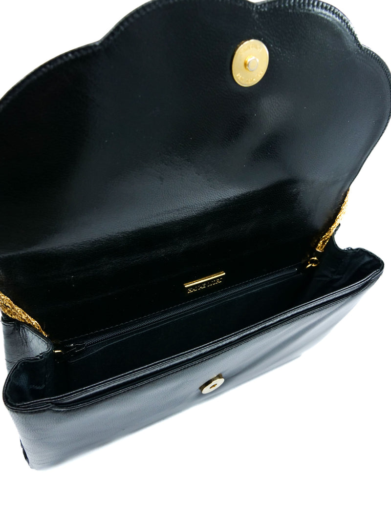 Hanae Mori Butterfly Embossed Convertible Clutch Accessory arcadeshops.com