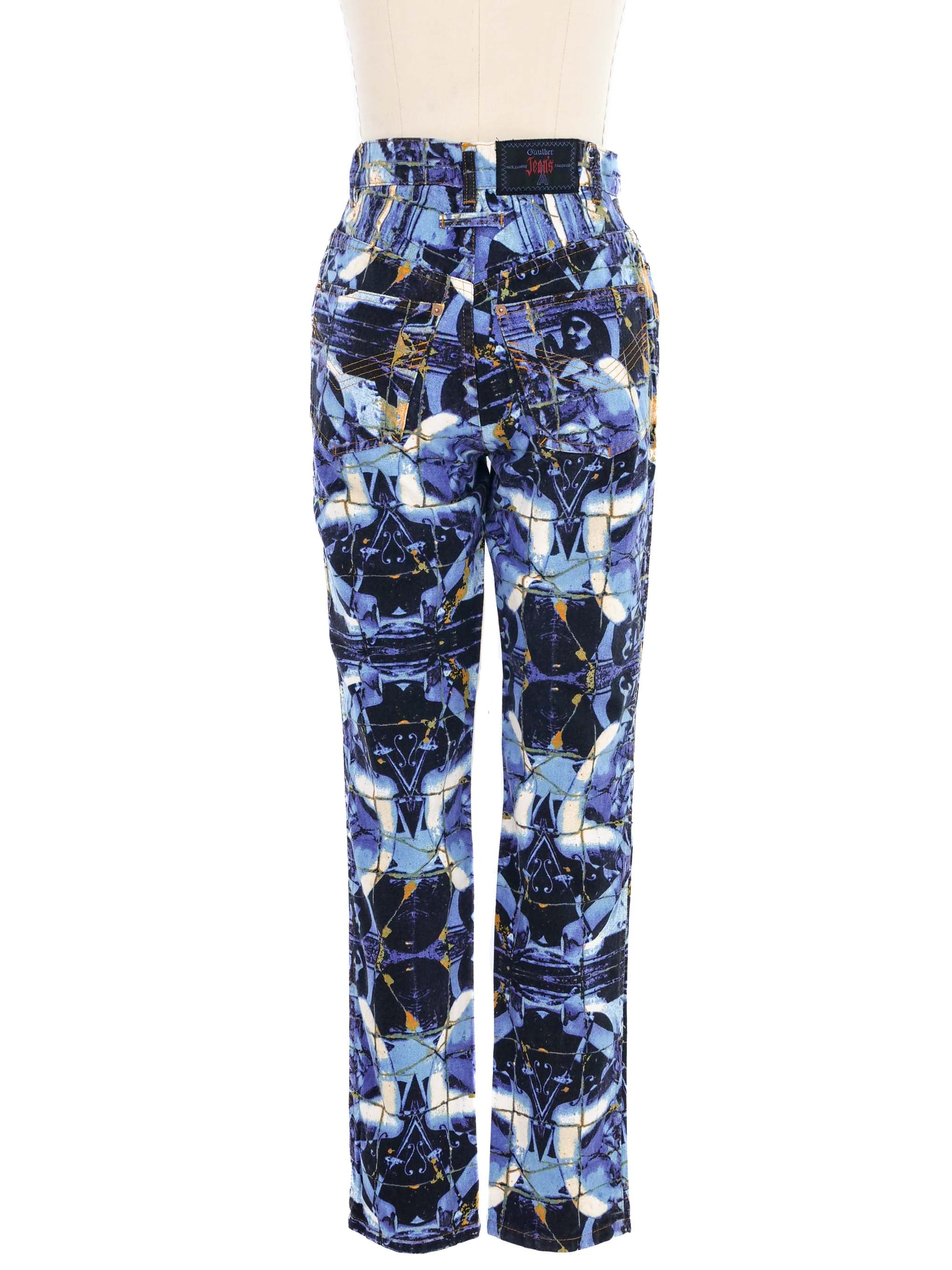 special!! Gaultier Jeans 転写 Print Denim special!! Gaultier Jeans 転写 Print Denim