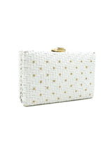 Courreges Studded Woven Convertible Clutch Accessory arcadeshops.com