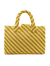 Diagonal Stripe Beaded Handbag Accessory arcadeshops.com