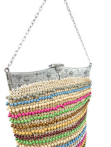 Beaded Crochet Tassel Handbag Accessory arcadeshops.com