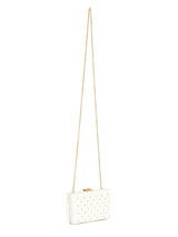 Courreges Studded Woven Convertible Clutch Accessory arcadeshops.com