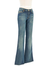 Roberto Cavalli Crystal Pocket Jeans Bottom arcadeshops.com