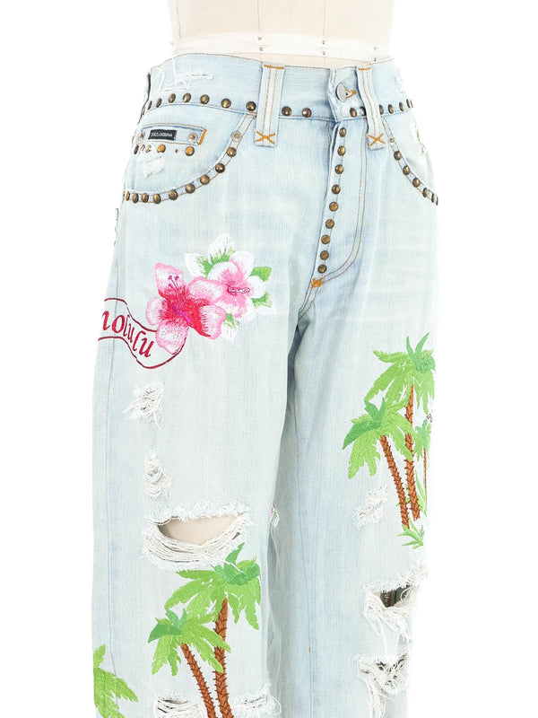 2006 Dolce & Gabbana Honolulu Jeans Bottom arcadeshops.com