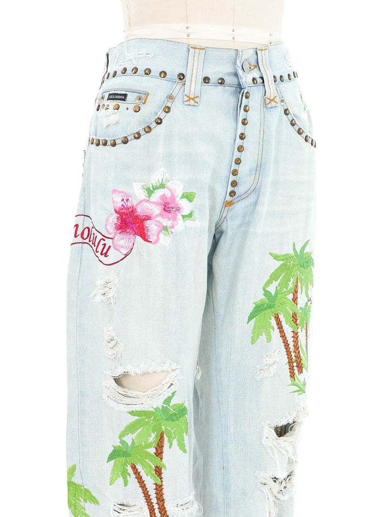 2006 Dolce & Gabbana Honolulu Jeans Bottom arcadeshops.com