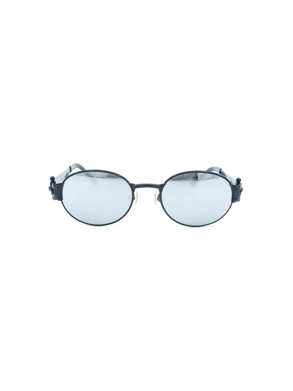 Jean Paul Gaultier Matte Black Industrial Sunglasses Accessory arcadeshops.com