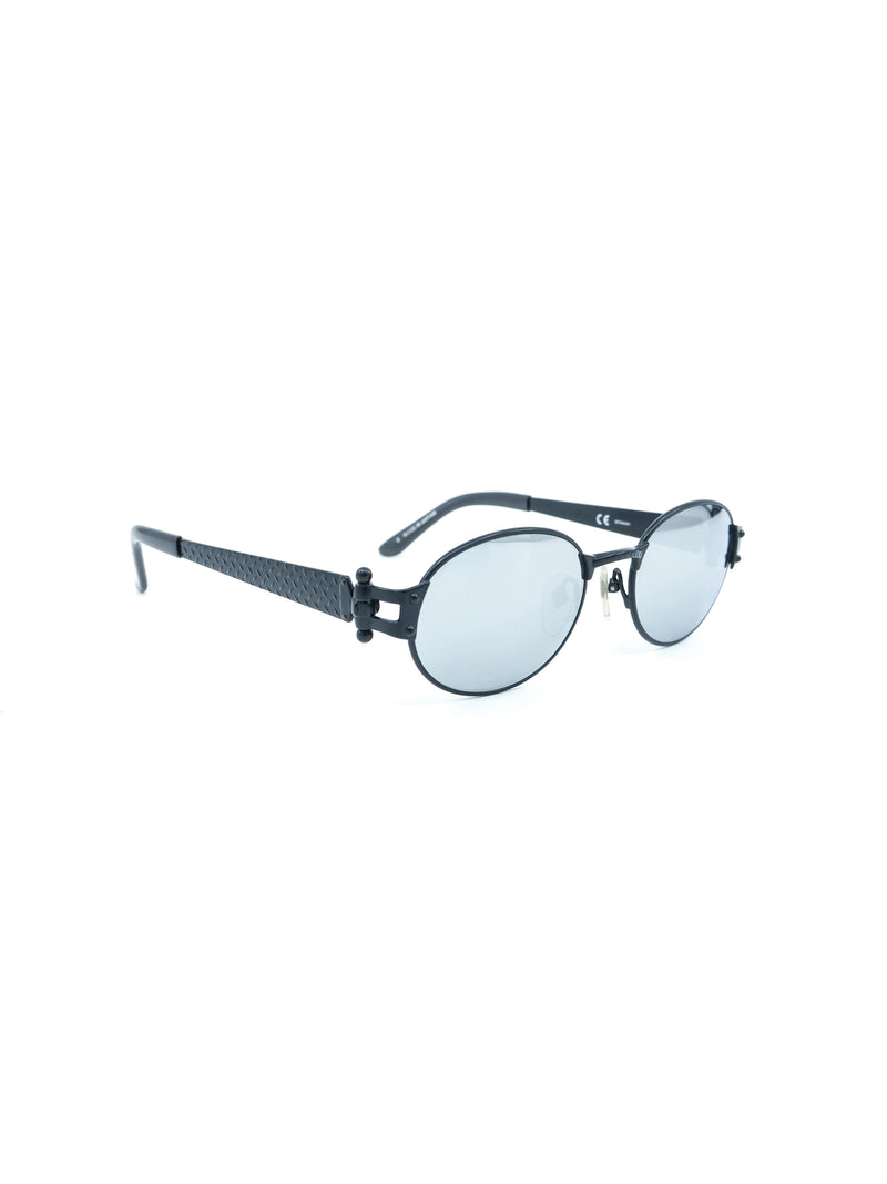 Jean Paul Gaultier Matte Black Industrial Sunglasses Accessory arcadeshops.com