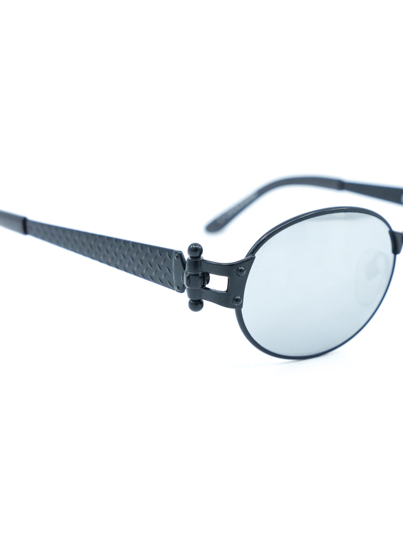 Jean Paul Gaultier Matte Black Industrial Sunglasses Accessory arcadeshops.com