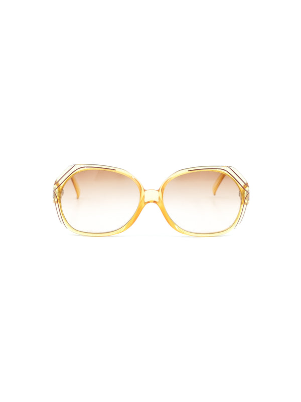 Christian Dior Orange and Red Stripe Optyl Sunglasses Accessory arcadeshops.com