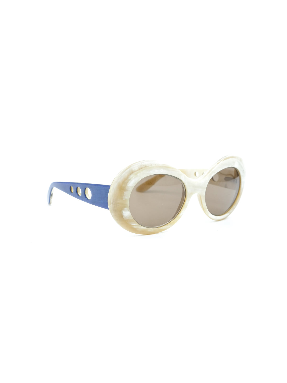 Morgenthal Frederics Sunglasses Buffalo Horn $1415 New NEUTRALS. Consider this striking green hue in our  main image 3